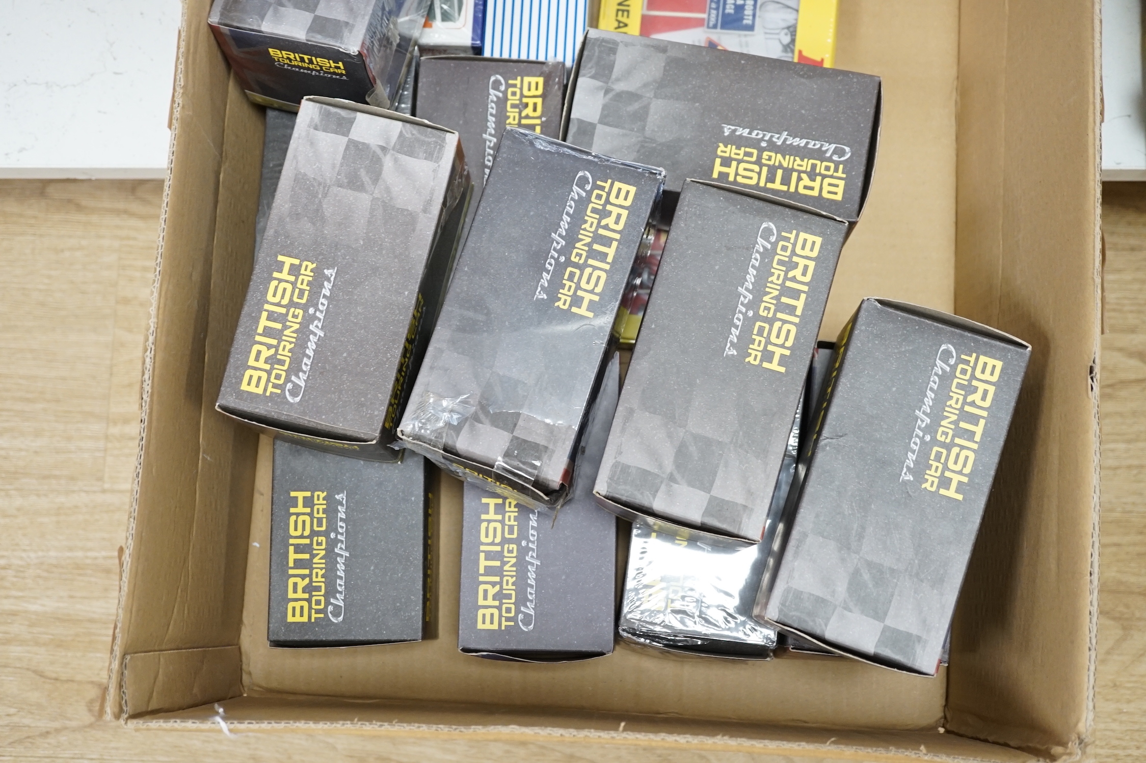 Thirty boxed diecast vehicles including; sixteen Atlas Dinky Toys and thirteen Atlas Editions British Touring Car Champions series